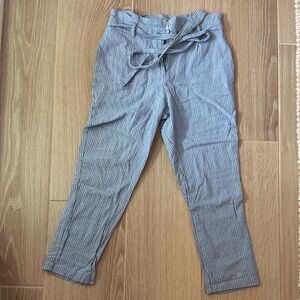 Striped Tie-Waist Pants